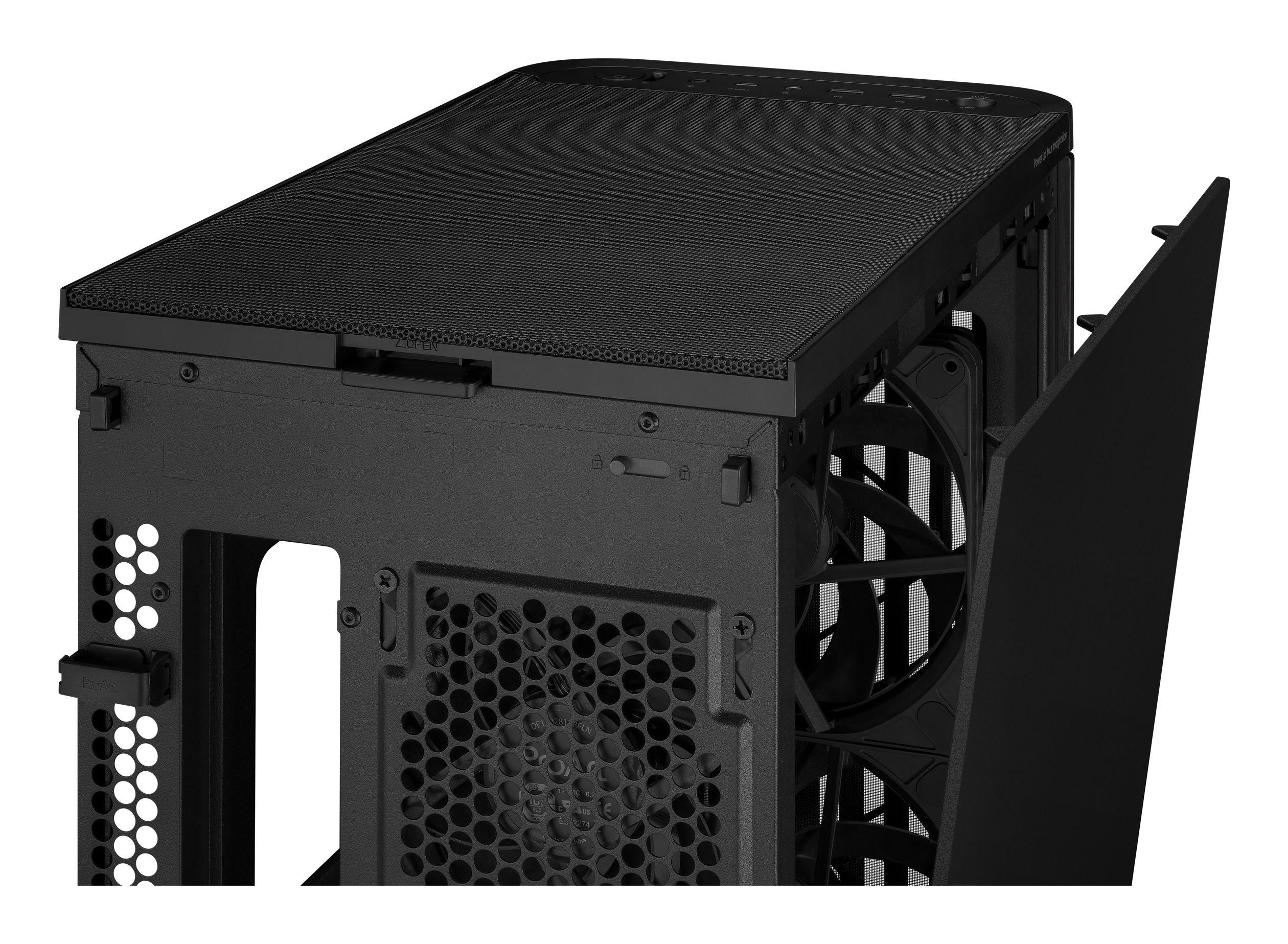Caixa PC ASUS ProArt PA401 Wood METAL PWM (Torre - Metal - 16 cm - Preto), miniatura 14