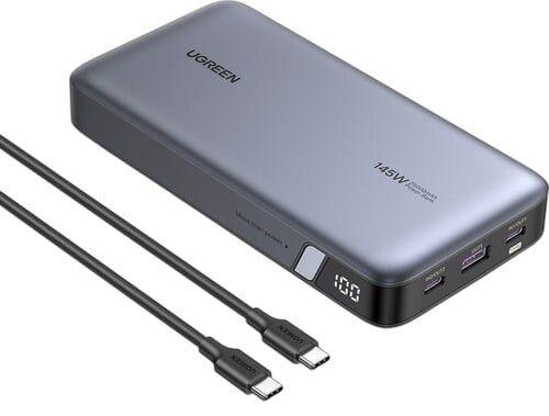 Bateria Externa UGREEN PB205 (25000 mAh - 145 W - USB Type-C - Cinzento), miniatura 3