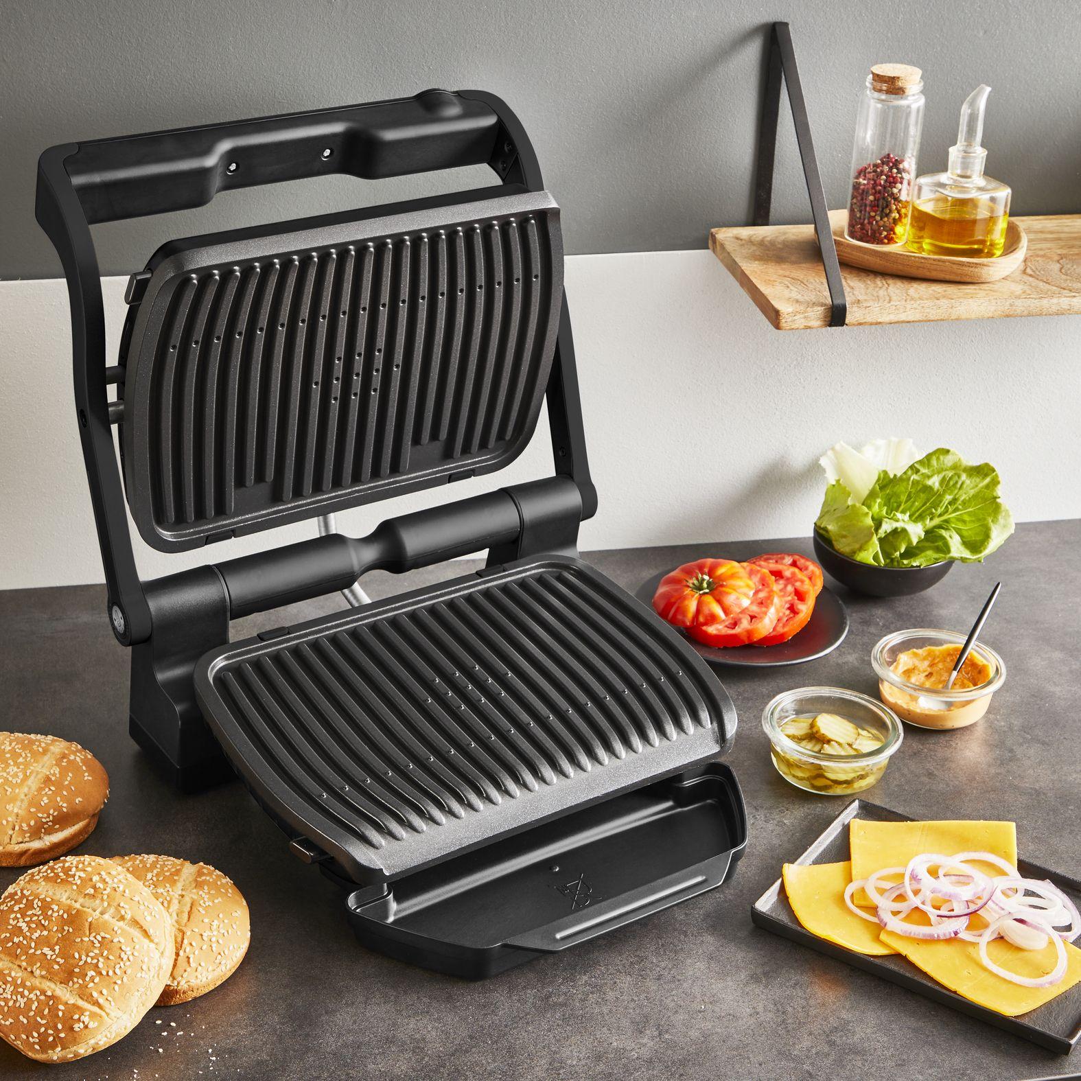 Grelhador de Contacto TEFAL OptiGrill+ GC717810 (Altura 17,5 cm - Preto), miniatura 3