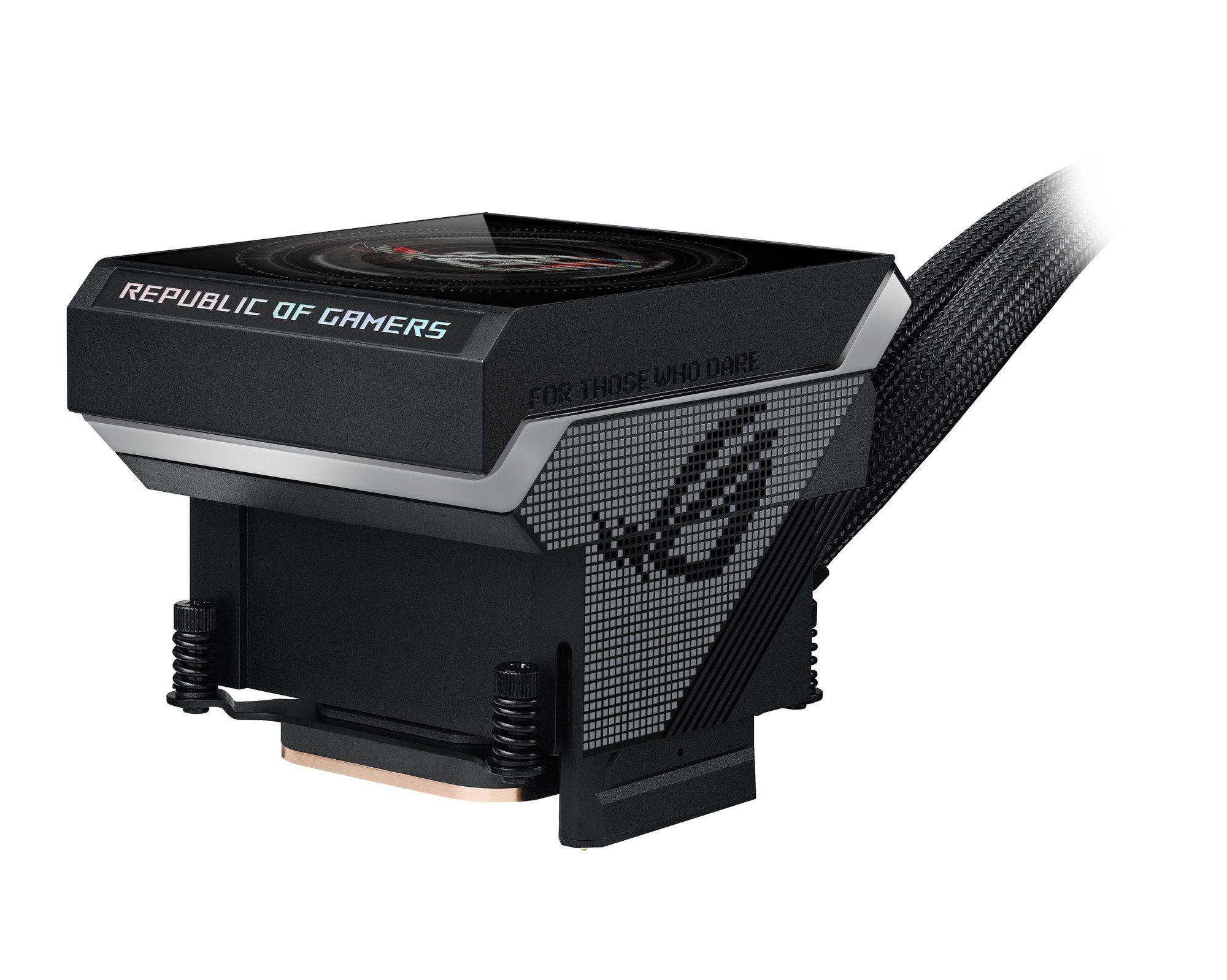 Water Cooler CPU ASUS ROG STRIX SLC IV 360 ARGB LCD (AM4, AM5, LGA 1700, LGA 1851 - LGA 1851, AM4, AM5, LGA 1700 - 120 mm - Preto) — miniatura 7