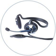Headset LOGITECH Labtec Stereo 442 (Binaural - Com fios - 3 cm - Preto) — miniatura 2