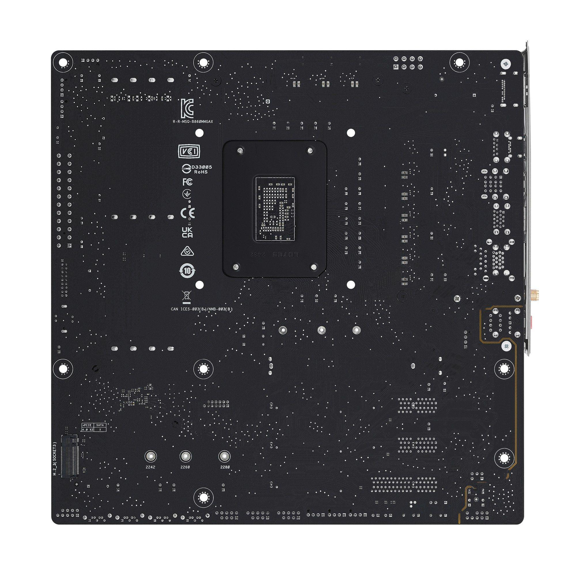 Motherboard ASUS B860M MAX GAMING AX (LGA 1851 - Intel Core Ultra - micro ATX - Cinzento), miniatura 2