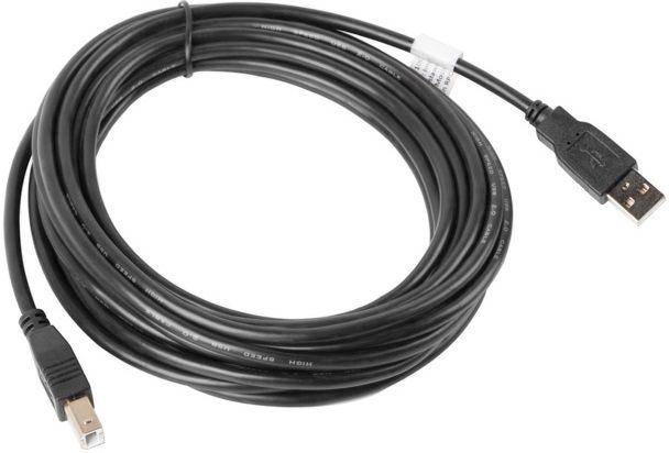 Cabo USB LANBERG CA-USBA-10CC-0050-BK (5 m - USB B - USB A - Preto), miniatura 2