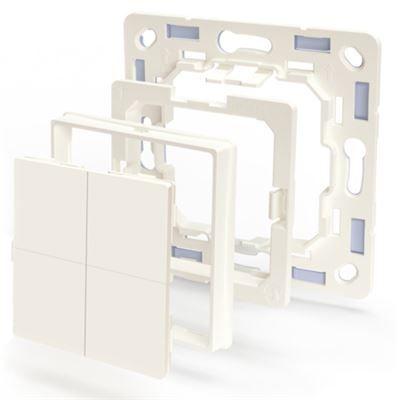 Interruptor SHELLY BLU Wall Switch 4 + Adaptador Legrand (Plástico - Marfim), miniatura 2