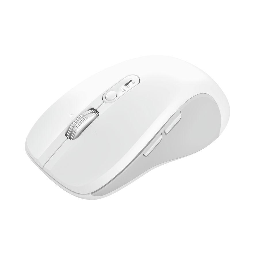 Rato TRUST Ferro Hyperwheel (Ambidestro - 3200 DPI - Bluetooth - Branco) — miniatura 2