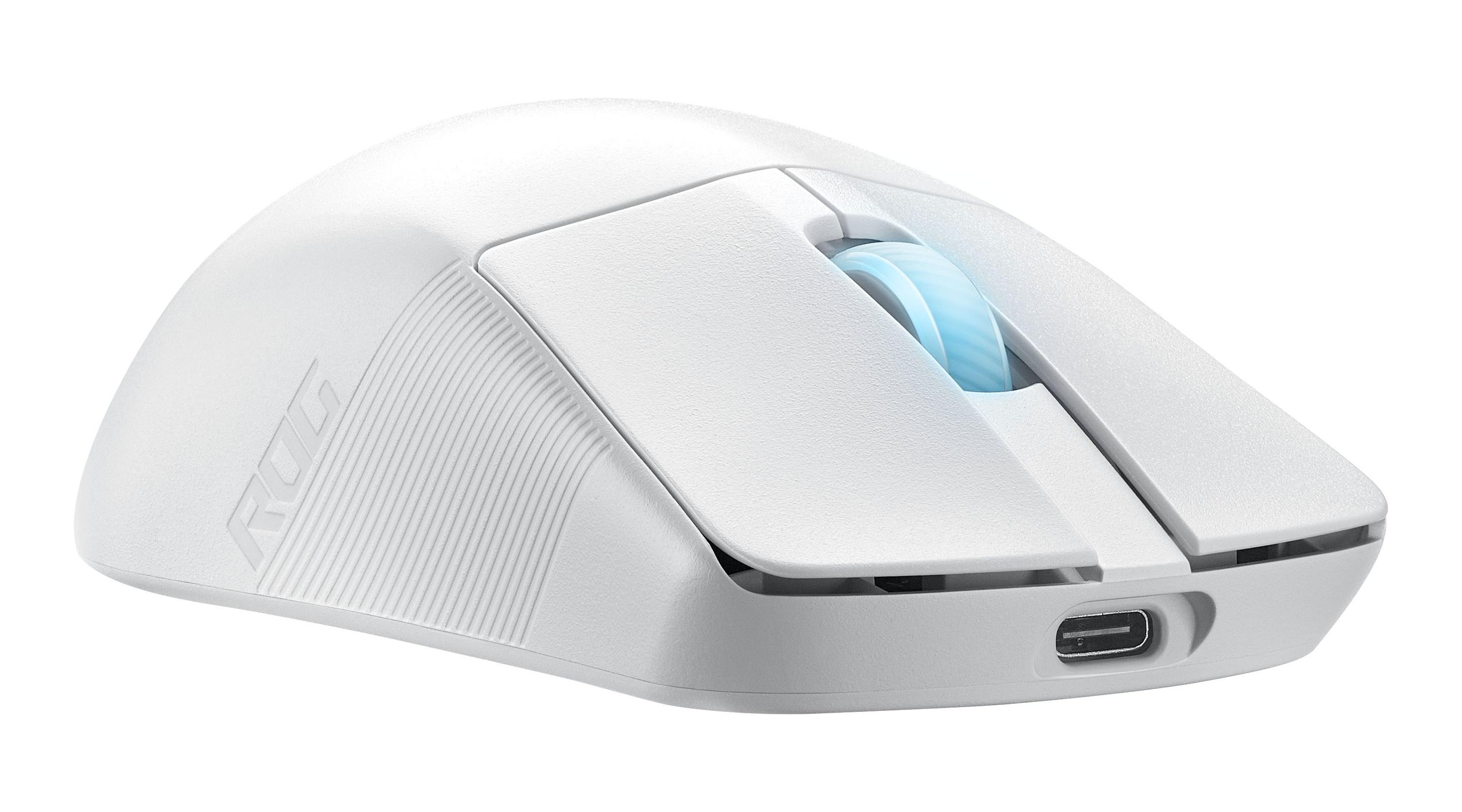 Rato ASUS ROG Harpe Ace Aim Lab Edition (Ambidestro - 36000 DPI - Opto-mecânico - Branco) — miniatura 7