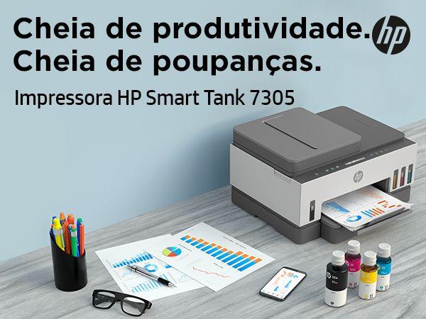 Impressora Multifuncional de Jato de Tinta HP Smart Tank 7305 (A4 - Impressão a cores - 250 folhas - Branco e Cinzento) — miniatura 8