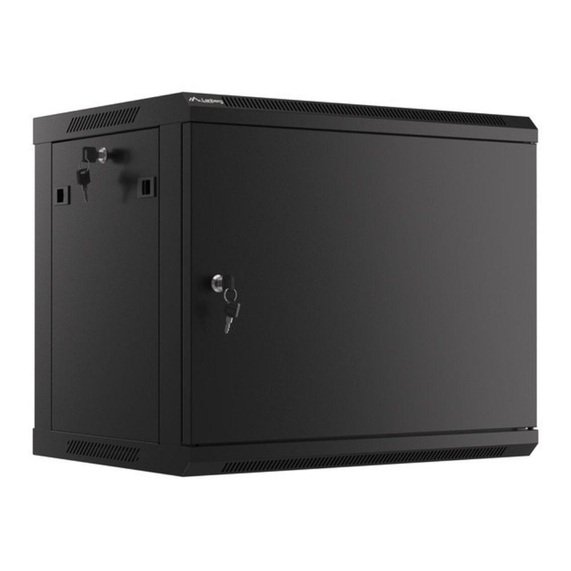 Bastidor de Parede LANBERG WF01-6409-00B (9U - 19" - 600 x 450 mm - Preto)
