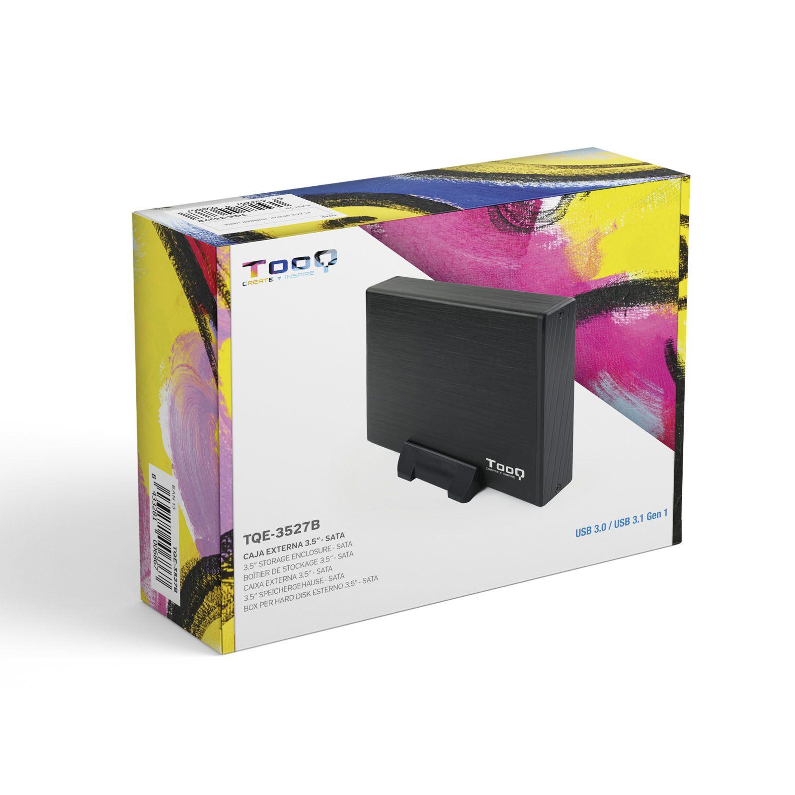 Caixa Externa para HDD/SSD TOOQ TQE-3527B (3 TB - 3,5" - 4200 RPM, 5400 RPM, 7200 RPM - Preto) — miniatura 6