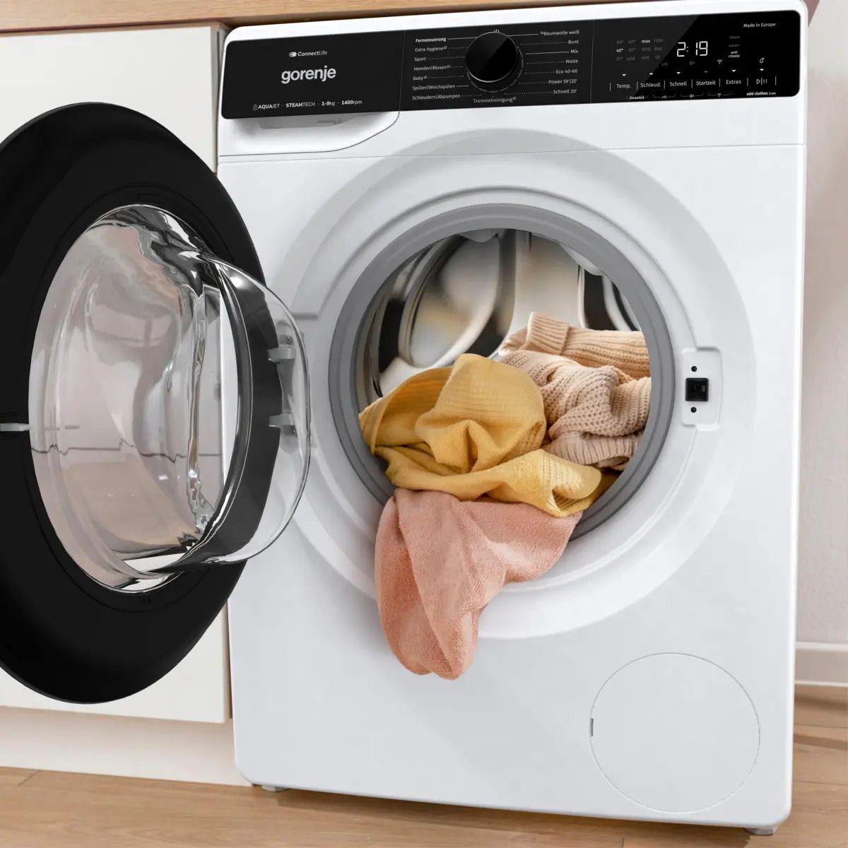 Máquina de Lavar Roupa Independente GORENJE WPNA94A1TS (1300 RPM - B - A - Branco) — miniatura 3
