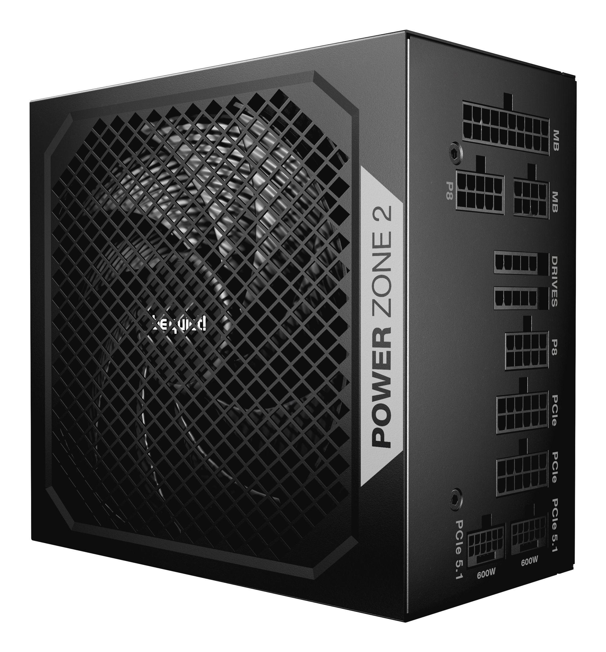 Fonte de Alimentação BE QUIET! Power Zone 2 BP030EU (ATX - 1200 W - 80 Plus Platinum - Preto)
