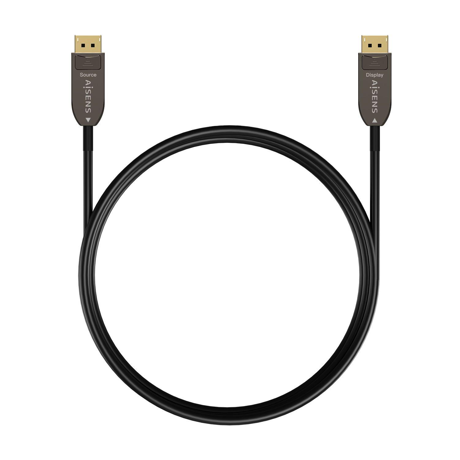 Cabo DisplayPort AISENS A155-0607 (15 m - Preto) — miniatura 2
