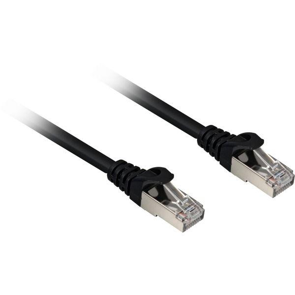 Cabo de Rede RJ45 SHARKOON Cat.6a S/FTP (25 cm - Verde)