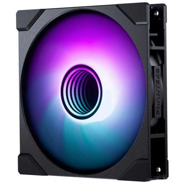 Pack de 3 Ventoinhas PHANTEKS M25 Gen2 PWM D-RGB (RGB - Preto) — miniatura 2