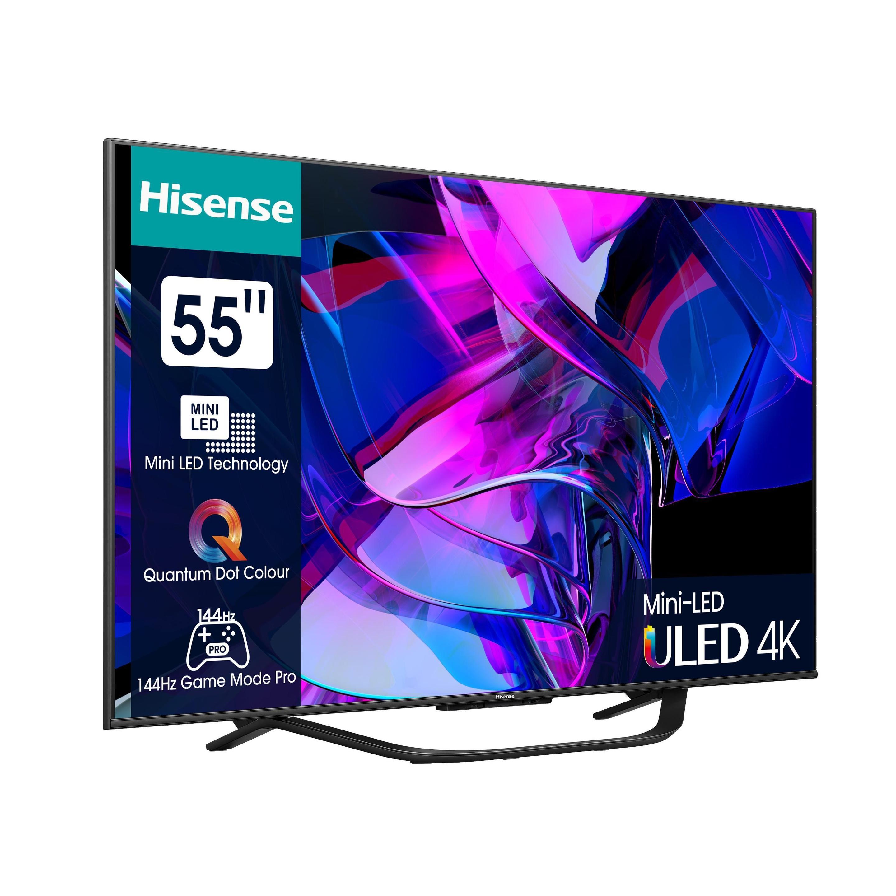 Televisão HISENSE TV 55U7KQ (55" - 4K Ultra HD Mini LED - 144 Hz - Preto), miniatura 2