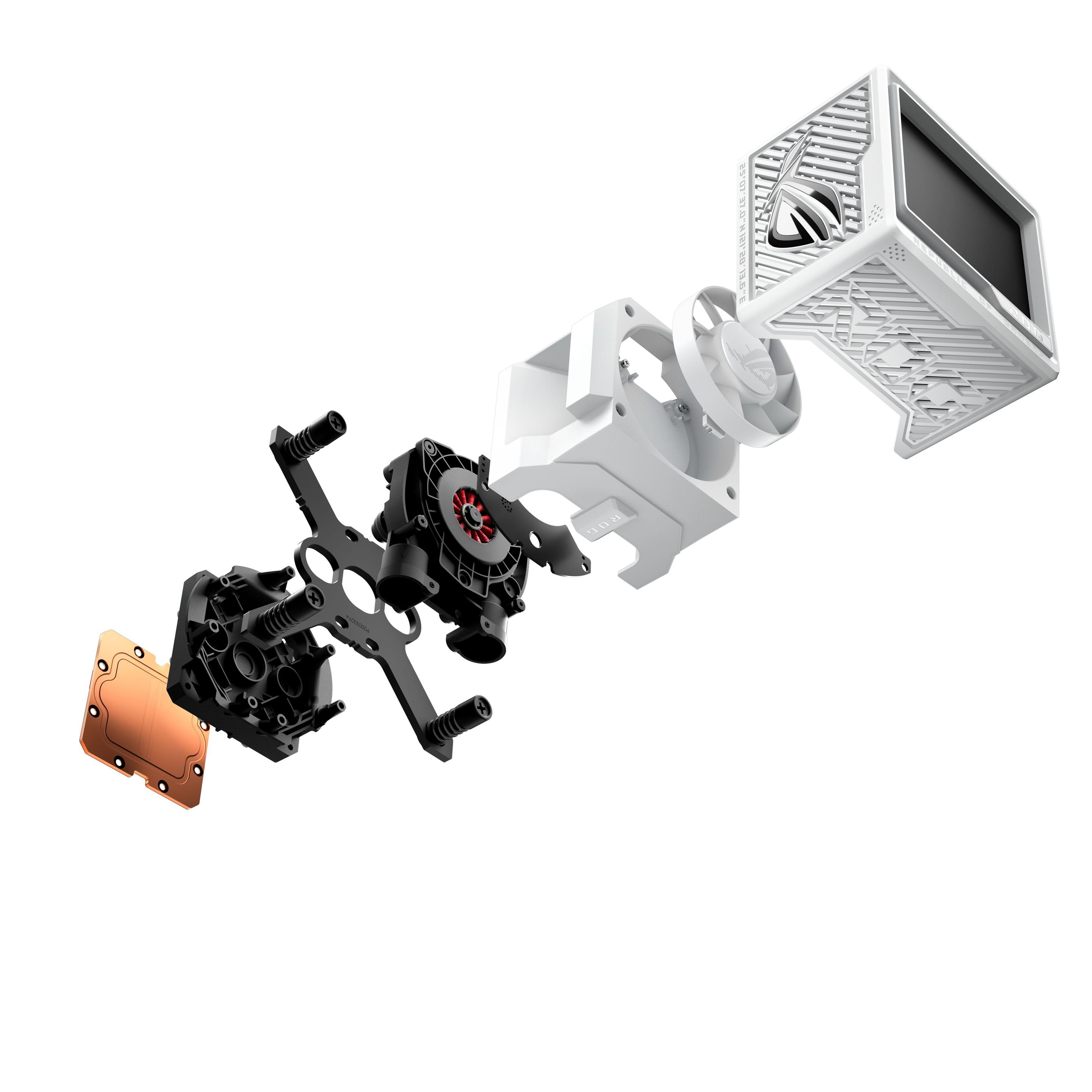 Kit de Refrigeração Líquida ASUS ROG RYUJIN III 360 ARGB EXTREME WHT (12 cm - 2800 RPM - Multi - Branco), miniatura 16