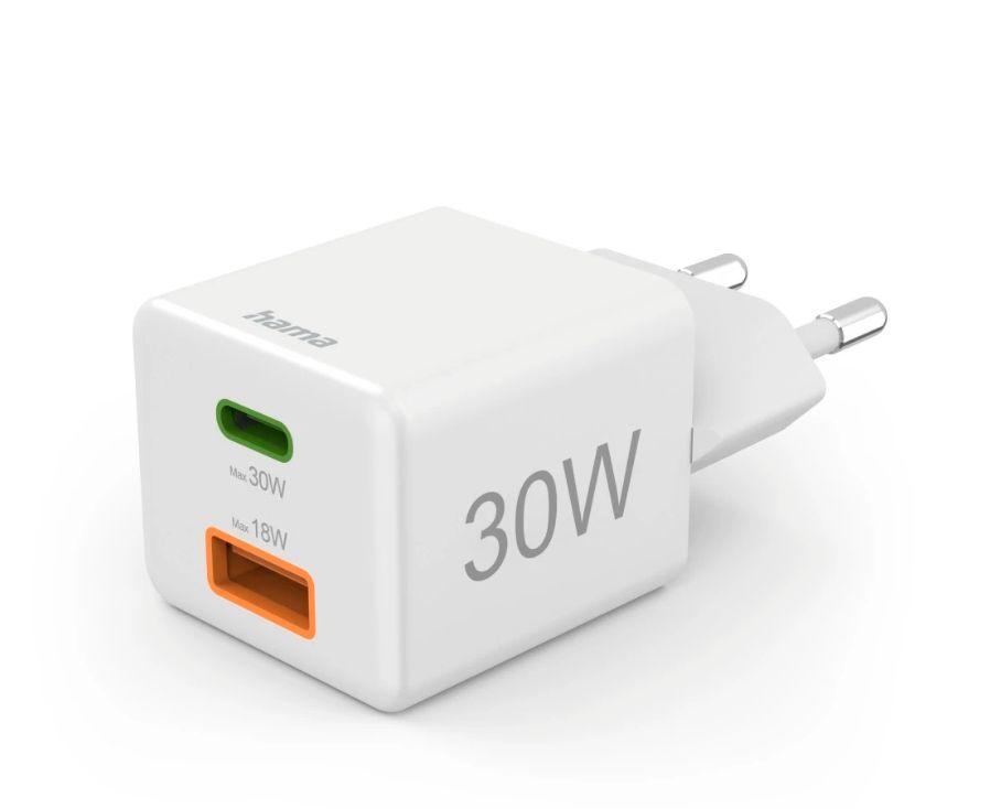 Carregador de Smartphone HAMA 00201992 (30 W - Branco)