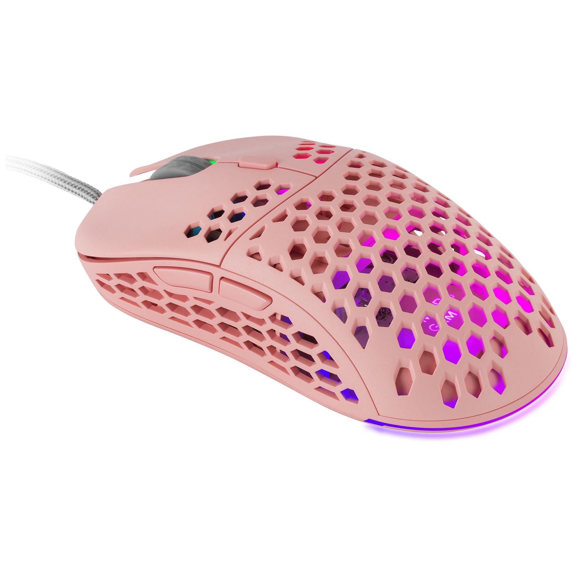 Rato Gaming MARS GAMING MM55 (Mão direita - 12800 DPI - Ótico - Rosa), miniatura 2