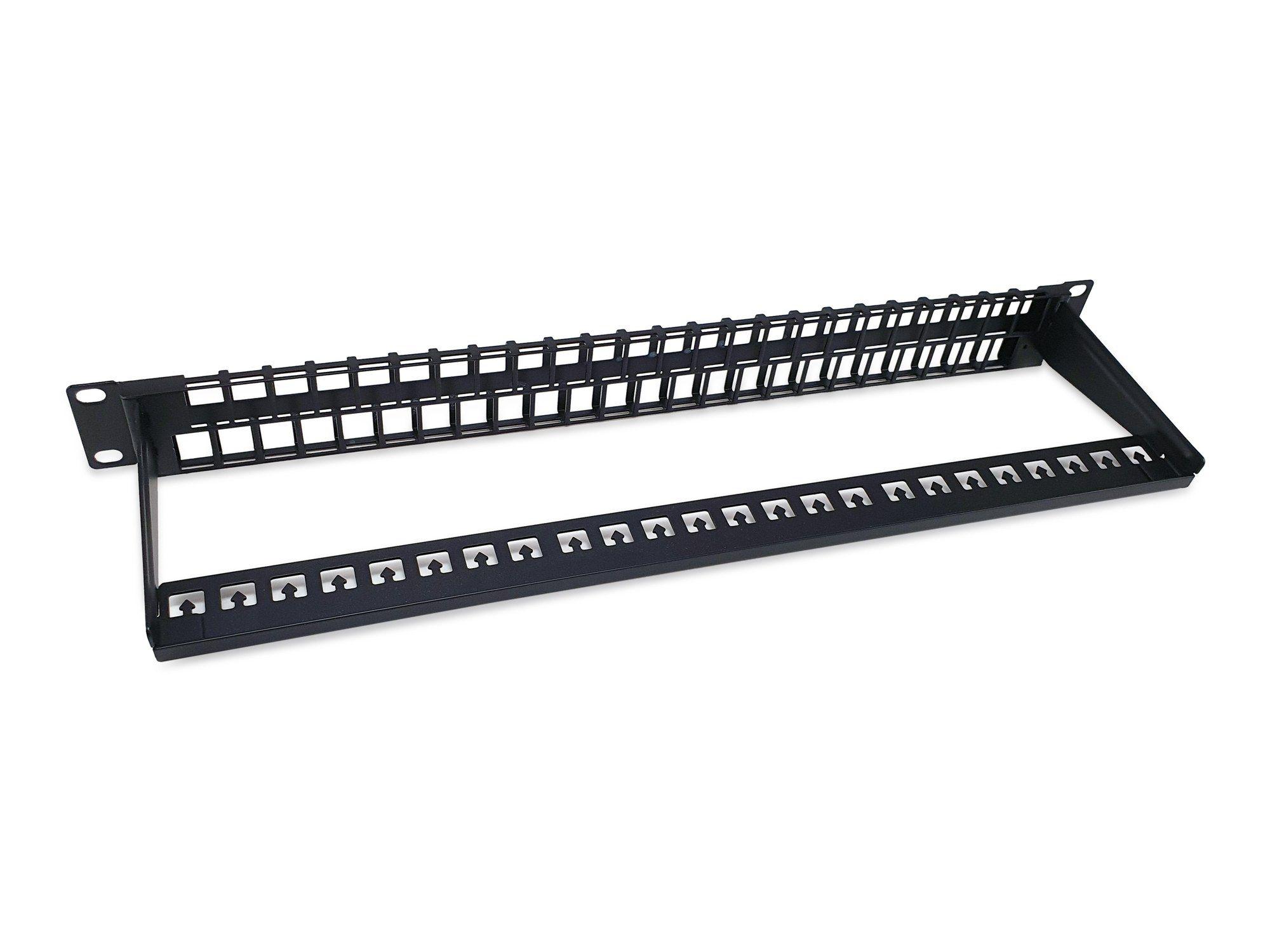 Painel de Patch Não Blindado EQUIP 769258 (48 Portas - Cat6 - 1U - Preto) — miniatura 2