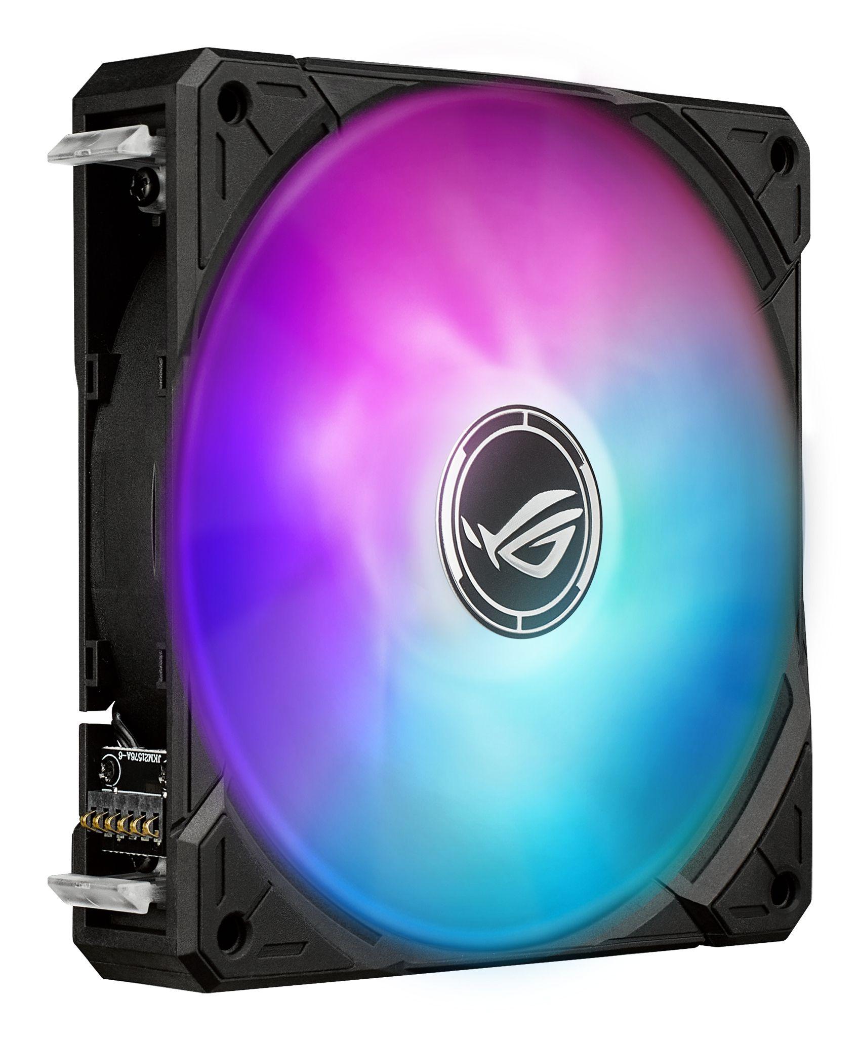 Sistema de Refrigeração Líquida AIO ASUS ROG Ryuo IV SLC 360 ARGB (120 mm - 3 ventoinhas - 2650 RPM - Preto), miniatura 4