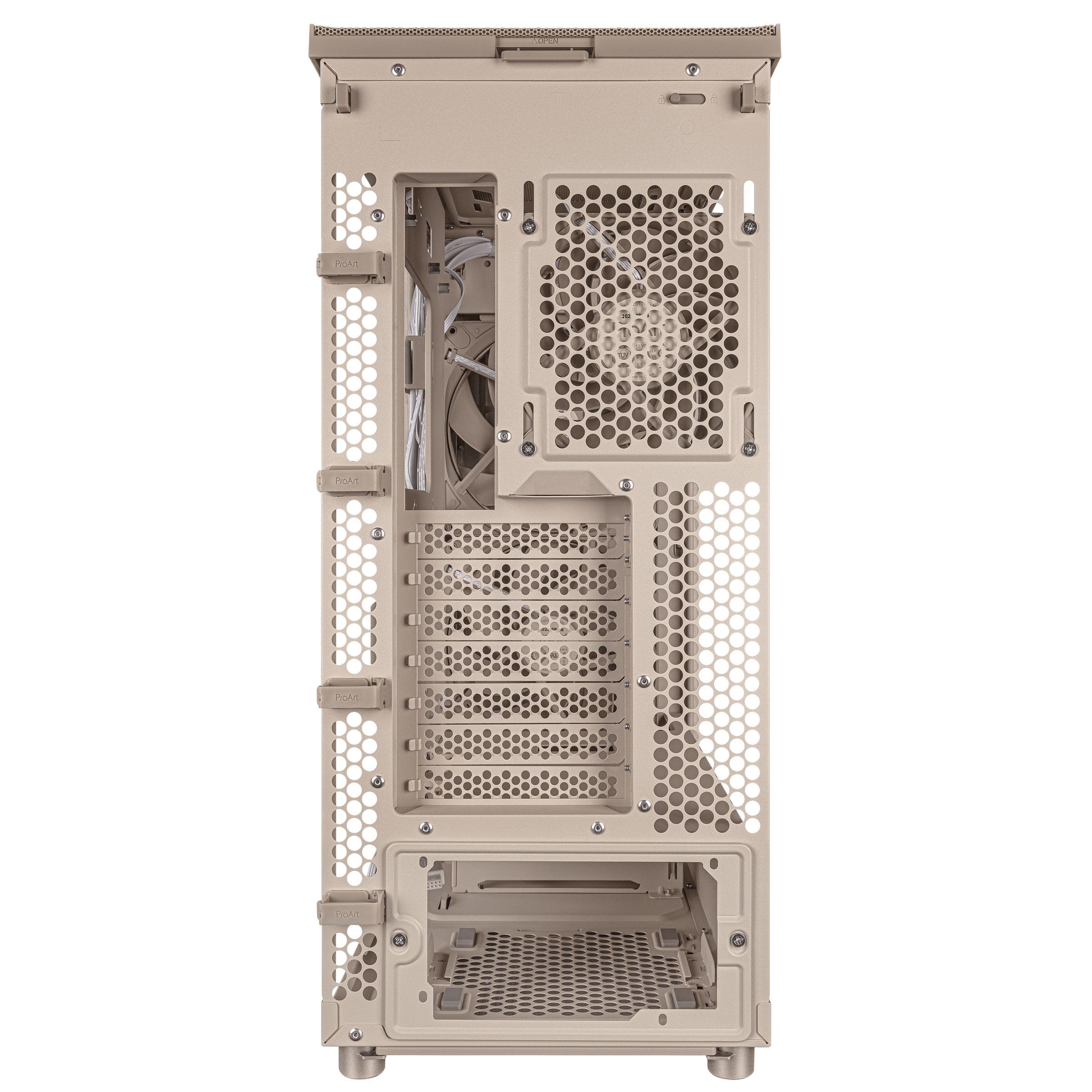 Caixa PC ASUS ProArt PA401 Wood Mesh PWM (Tower - Madeira - 16 cm - Bege), miniatura 6