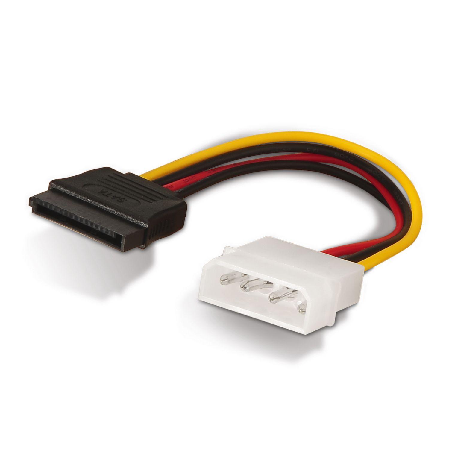 Cabo de Alimentação SATA AISENS A131-0158 (0,16 m - SATA 15-pin - Molex - Preto), miniatura 2