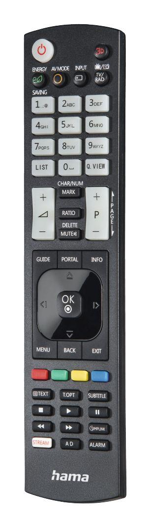 Comando para TV HAMA 00221061 (40" - Infravermelhos sem fios - Preto) — miniatura 3
