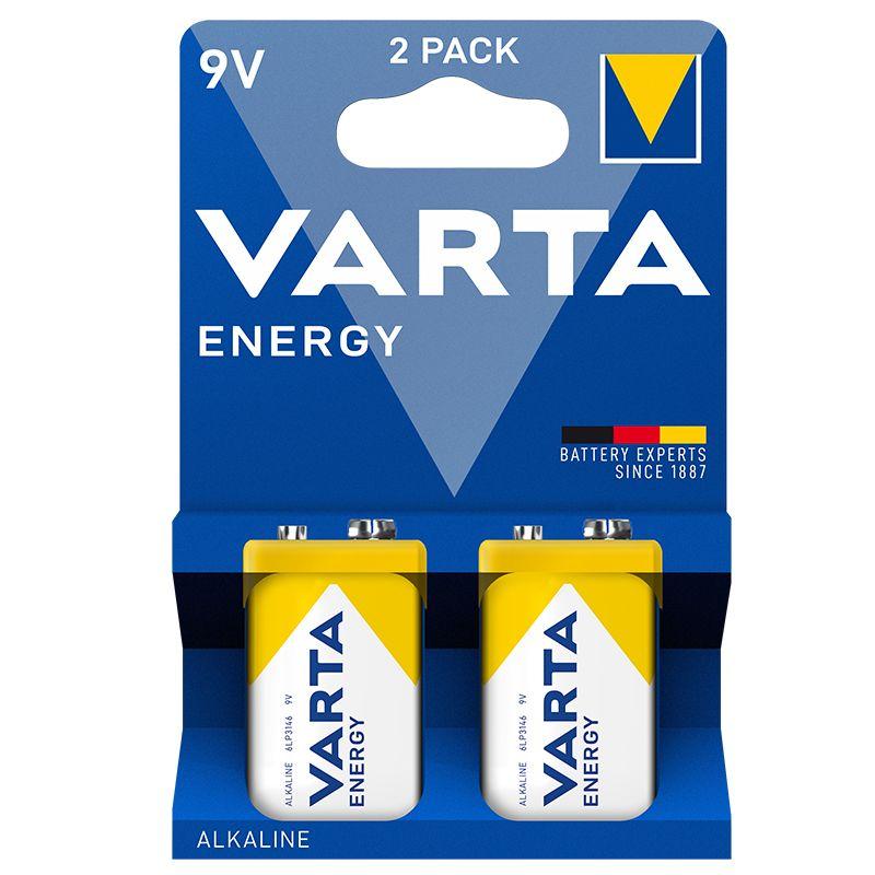 Pilhas Alcalinas VARTA Energy (9V - 6LR61 - 2 unidades), miniatura 2