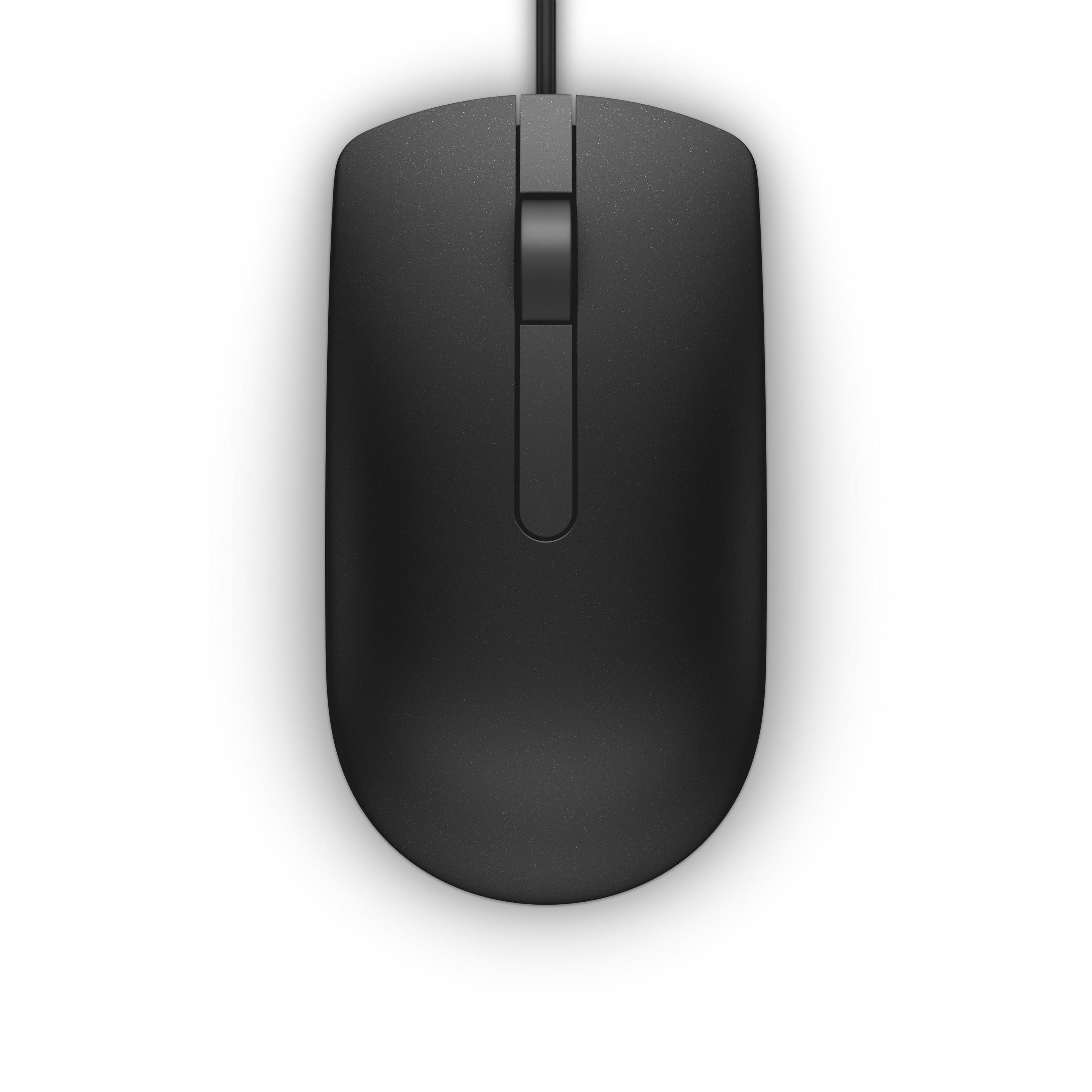 Rato DELL MS116 (Ambidestro - 1000 DPI - Ótico - Preto)