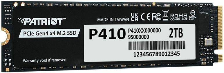 SSD PATRIOT P410 2TB (2 TB - M.2 2280 - PCI Express NVMe) — miniatura 2