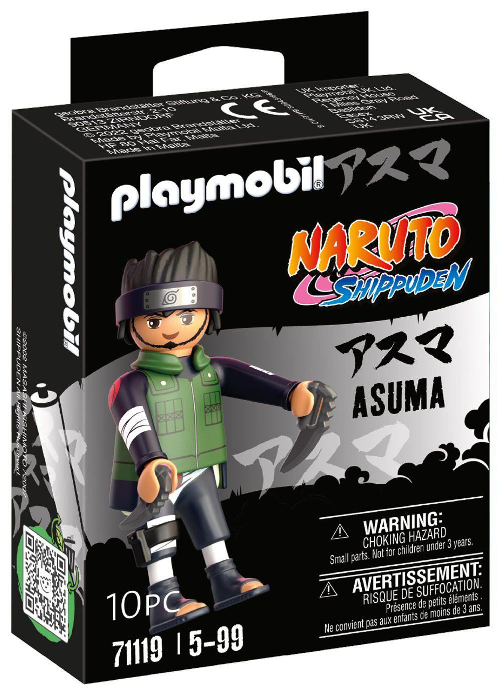 Figura PLAYMOBIL Naruto Shippuden Asuma 71119 (A partir dos 5 anos - Multicolorido)