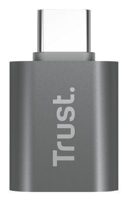 Adaptadores USB TRUST Calyx 26221 (Tomada USB-A - Ficha USB-C - Windows 11 - Cinzento), miniatura 4