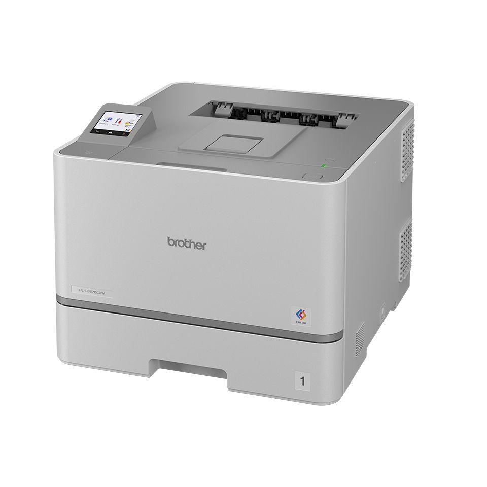 Impressora Laser a Cores BROTHER HL-L8570CDW (A4 - Cinzento), miniatura 4