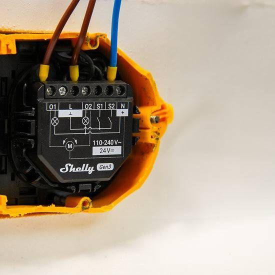Módulo de Automação SHELLY 2PM Gen3 (Plástico - Preto) — miniatura 3