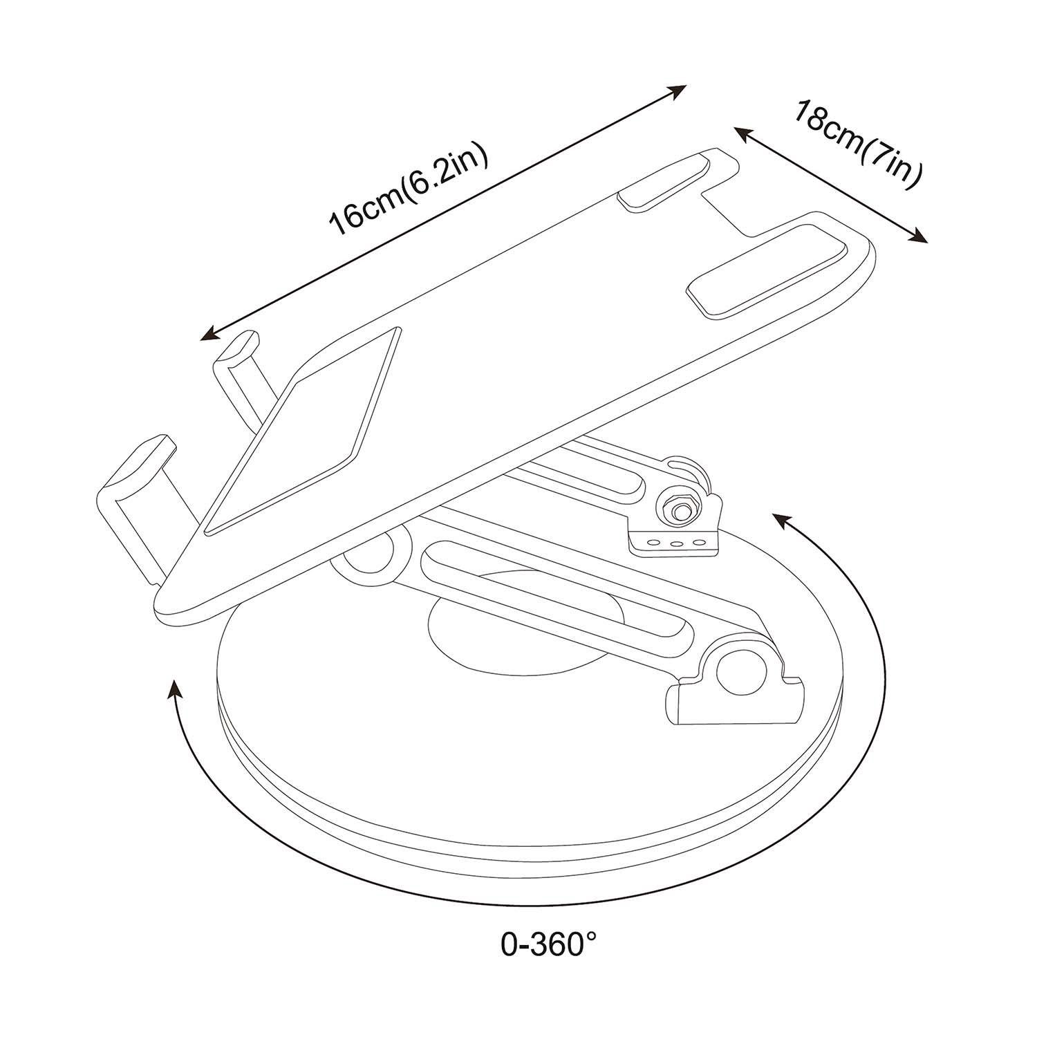 Suporte de Mesa para Portátil e Tablet AISENS LPS4SL-341 (33 cm - 2 kg - Prateado), miniatura 8