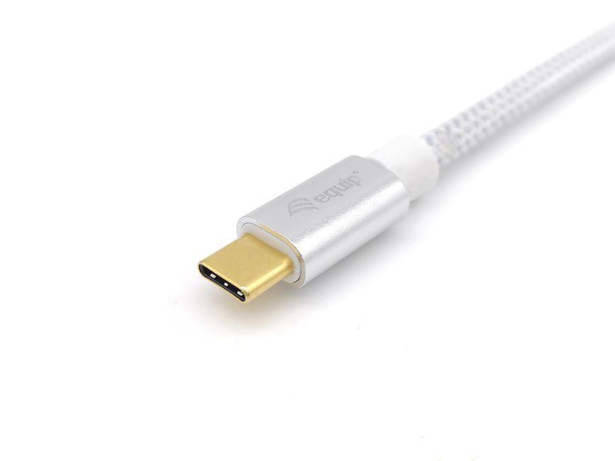Cabo USB-C EQUIP 128355 (0,5 m - USB C - Branco) — miniatura 6