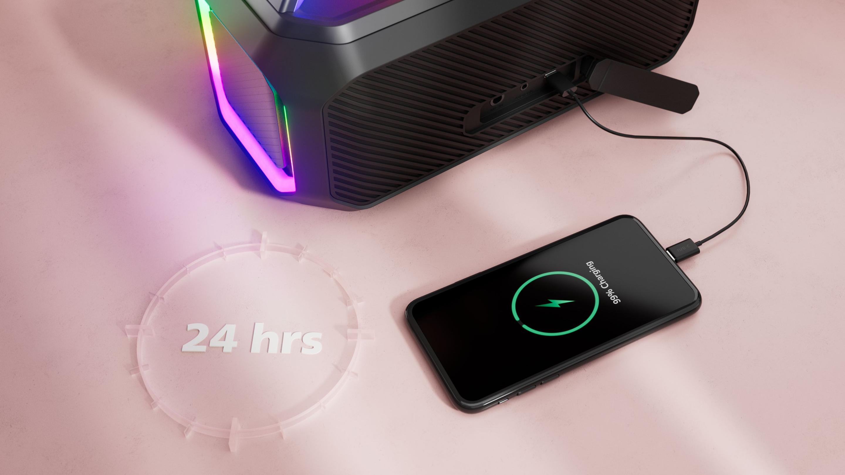 Coluna Portátil PHILIPS TAS7000EB/00 (Com fios e sem fios - 50 W - 2.0 canais - Preto), miniatura 8