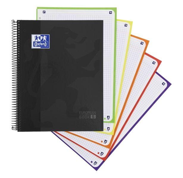 Caderno OXFORD School Classic A4+ Europeanbook (Preto)