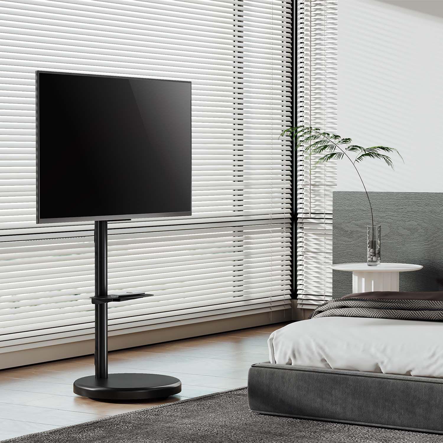 Suporte de Chão para TV AISENS FT86TRE-303 (600 x 400 mm - 200 x 200 mm - 2,18 m - Preto), miniatura 3