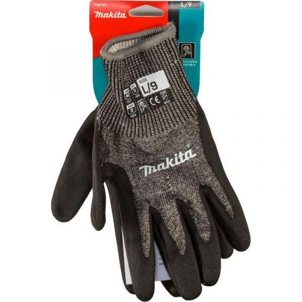 Luvas de Trabalho MAKITA P-84729 (Preto/Cinza) — miniatura 2