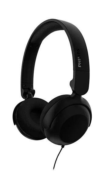 Auscultadores PHILIPS TAH2100BK/00 (Binaural - Com fios - Supra-aural - Preto)