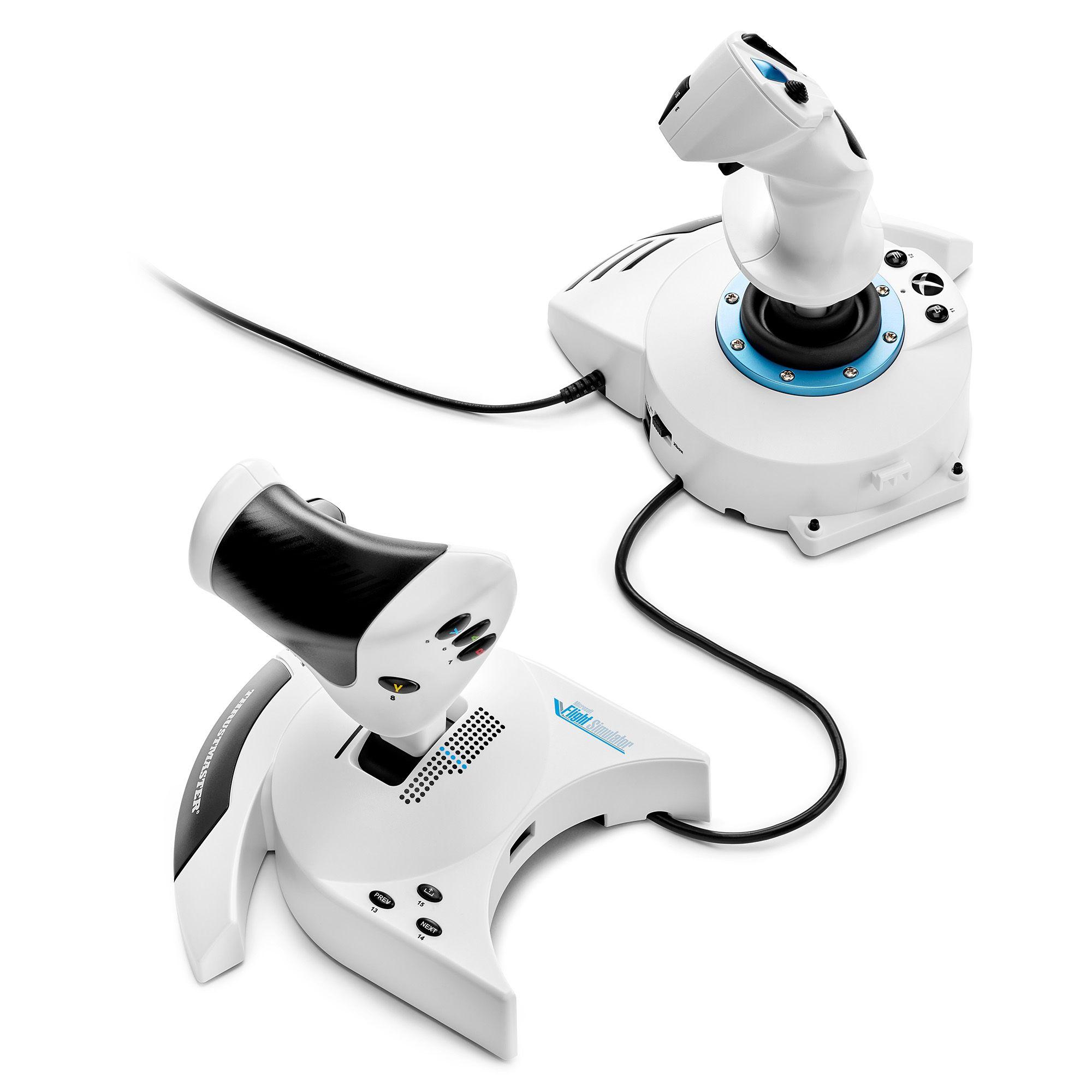 Joystick e Manete de Potência THRUSTMASTER T.Flight Hotas One Microsoft Flight Simulator Edition (Xbox - Com fios - USB - Preto e Branco) — miniatura 3
