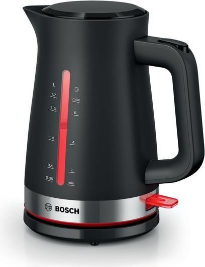 Jarro Elétrico BOSCH TWK4M223 (2400 W - 1,7 l - Plástico - Preto)