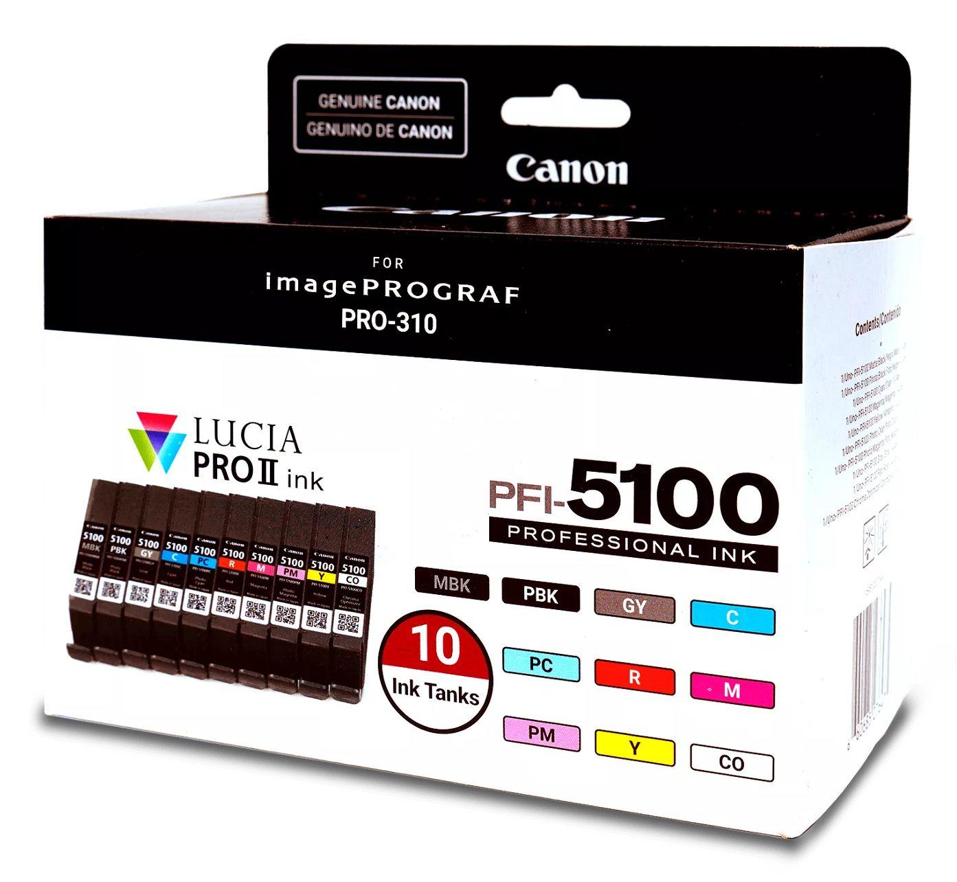 Multipack de Tinteiros CANON PFI-5100 (Preto) — miniatura 3