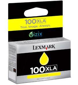 Tinteiro LEXMARK Nº 100XLA (Amarelo)