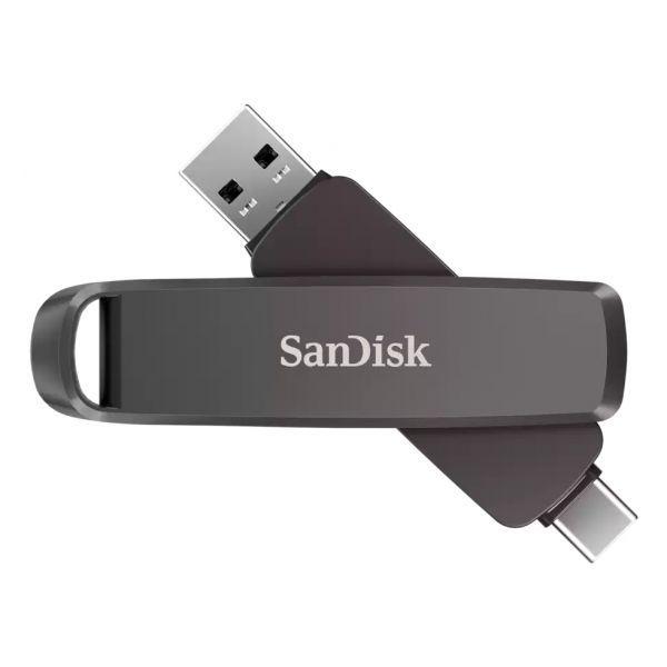 Pen USB SANDISK Extreme PRO Dual Drive (1 TB - Rotativo - USB Type-C e USB Type-A - Preto), miniatura 2