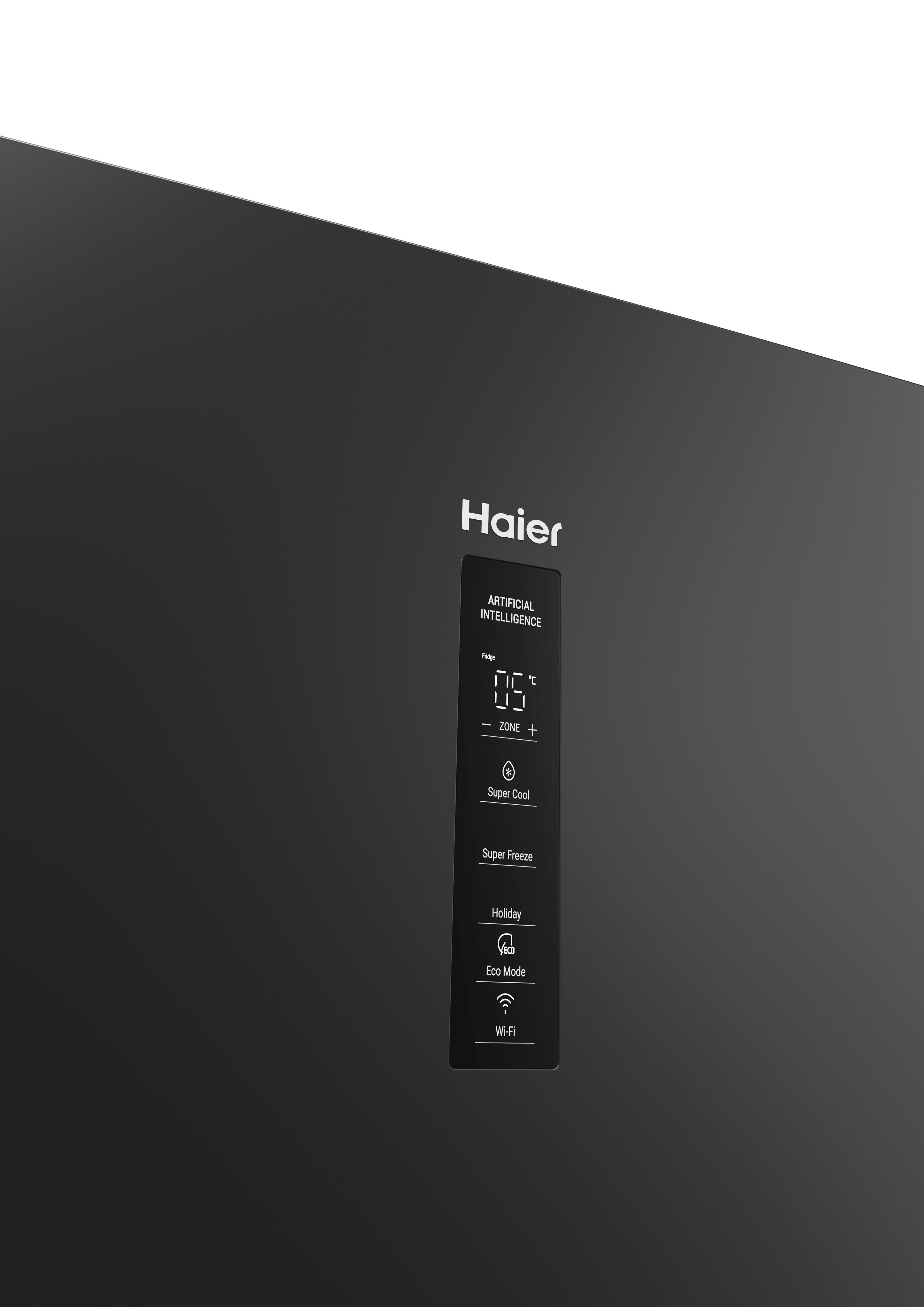 Frigorífico Combinado Independente HAIER HTW5618DNPT (360 l - hOn - 185x59,5x66,7 cm - Preto) — miniatura 11