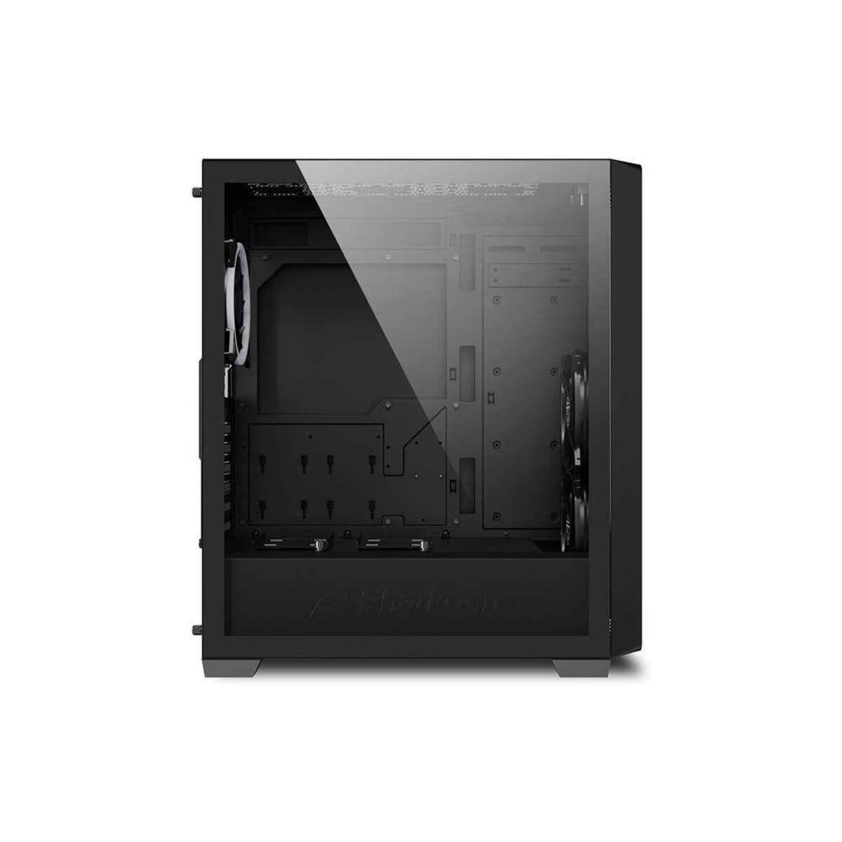 Caixa de Computador SHARKOON VS8 (ATX, Micro ATX, Mini-ITX - Midi Tower - Metal - Preto) — miniatura 5