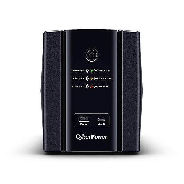 SAI Line-Interactive CYBERPOWER UT1500EG (USB Type-A/USB Type-C - Tipo F - Preto) — miniatura 2
