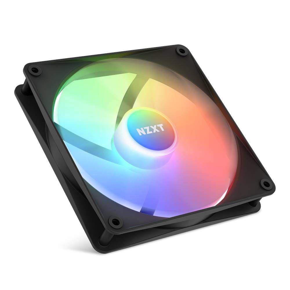 Ventoinha para Caixa de PC NZXT F140 RGB Core (Plástico e borracha - Multicolor - Preto), miniatura 2